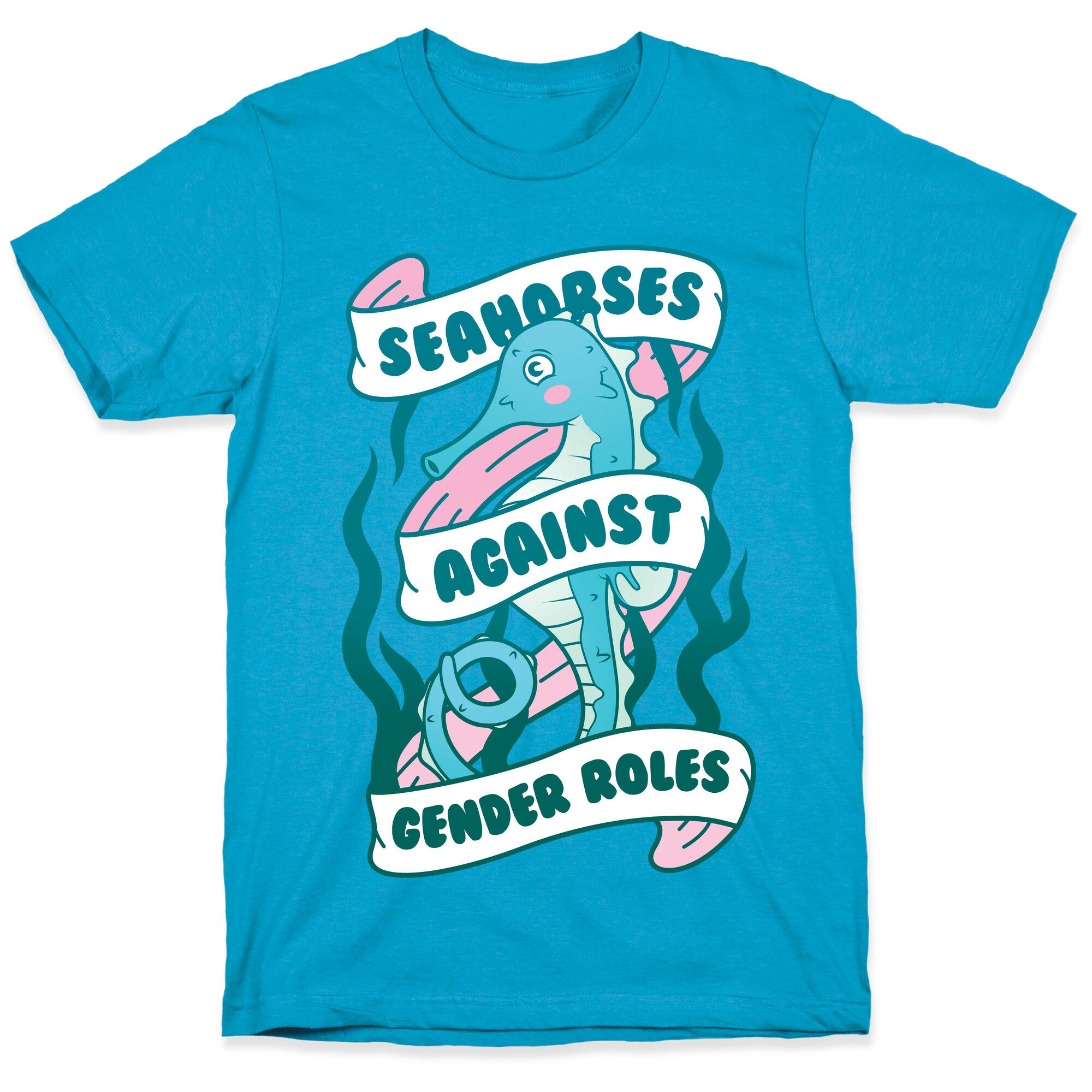 Seahorses Against Gender Roles Unisex Triblend Tee